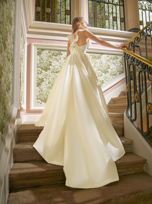 Abiti da sposa 2024 Silvia Fernández MAGNOLIA POSTERIORE
