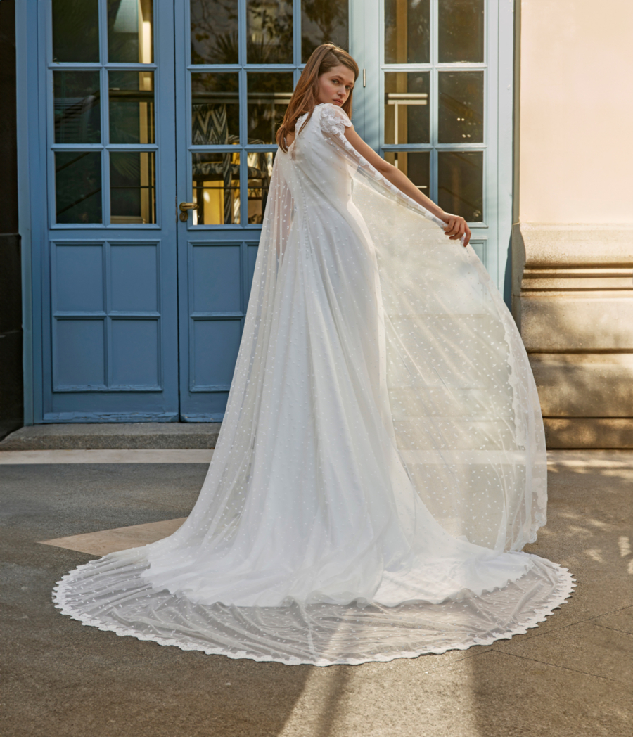 Robes de mariage de 2024 Silvia Fernández MEXICO-ARRIÈRE