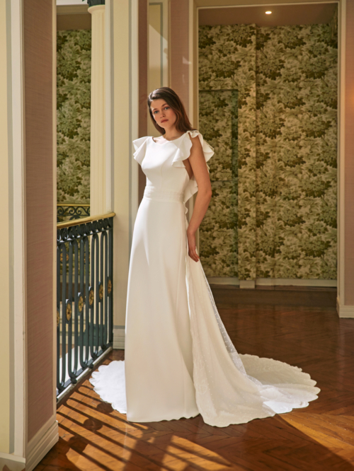 Vestidos de novia 2024 Silvia Fernández MIREIA-FRONTAL