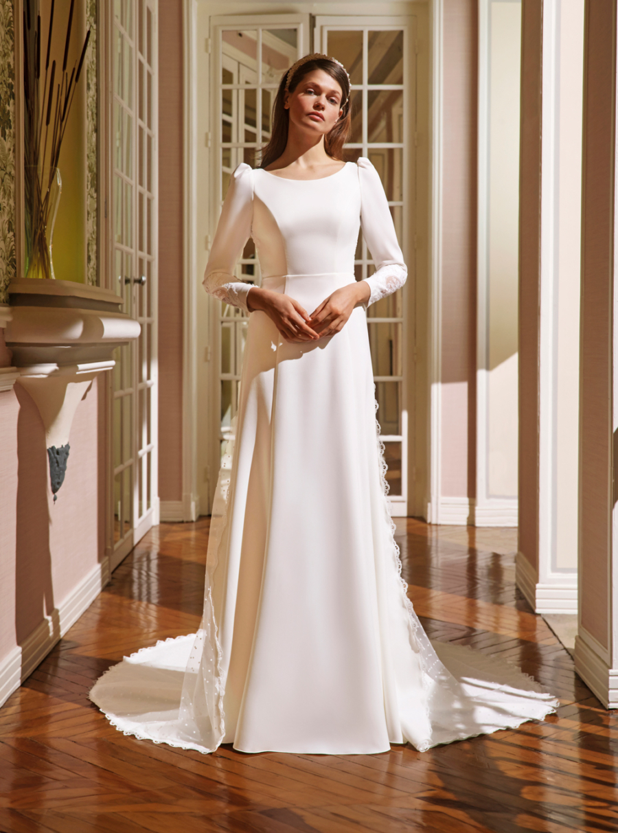 Vestidos de novia 2024 Silvia Fernández MONACO-FRONTAL