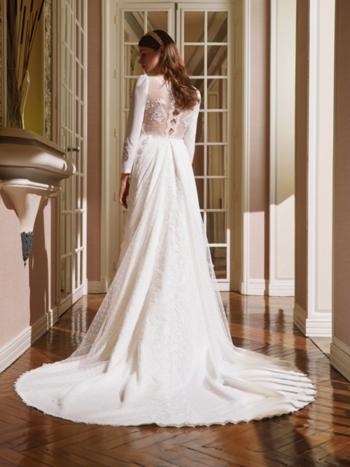 Robes de mariage de 2024 Silvia Fernández MONACO-ARRIÈRE