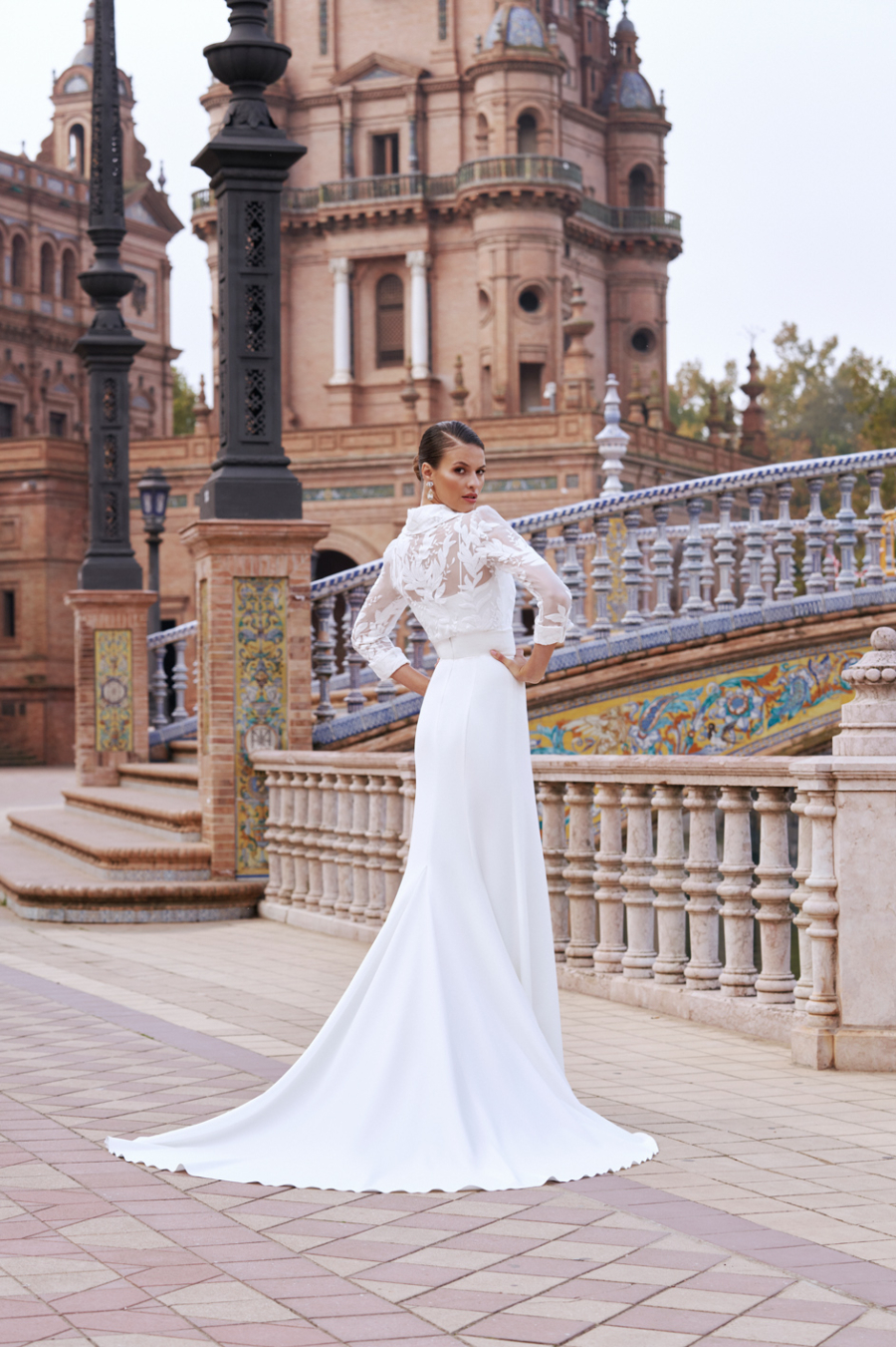 Abiti da sposa 2024 Silvia Fernandez MUSAS ANABEL 0819