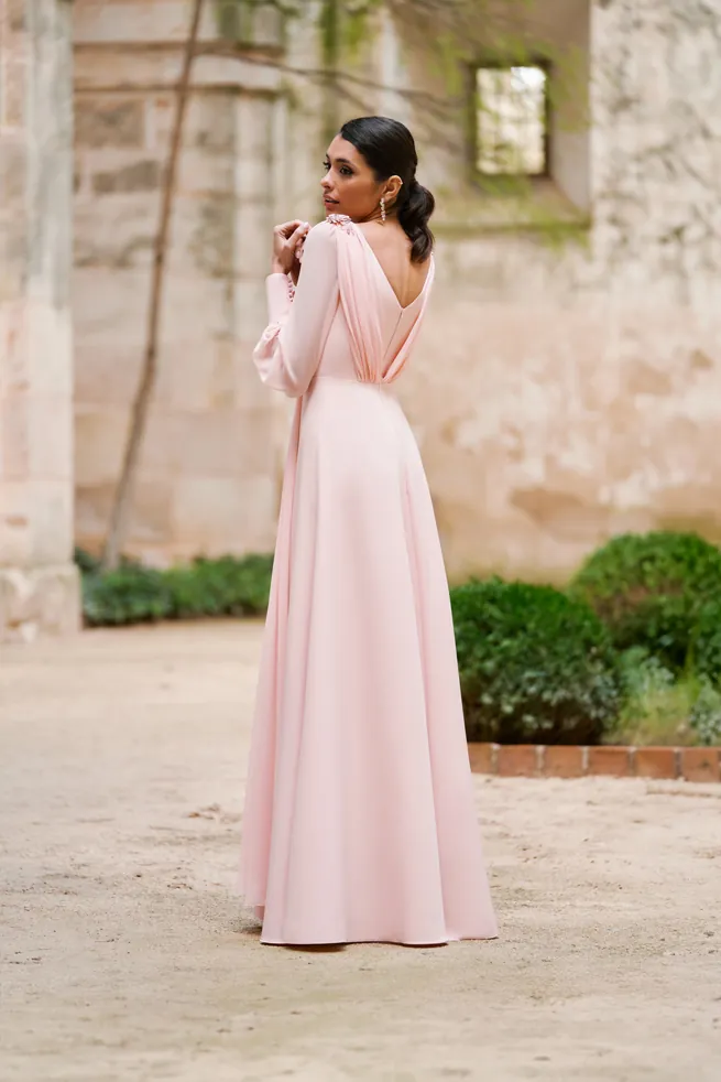 vestidos de fiestas elegantes para damas de honor Bergidum