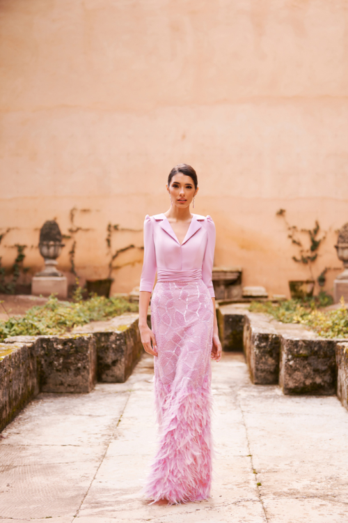 vestidos para fiestas de boda cortos Bernardina