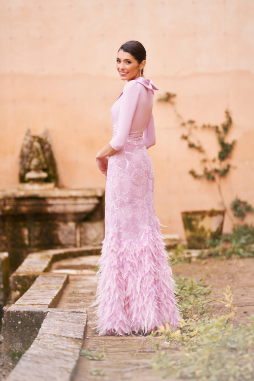 vestidos para fiestas de boda de día Bernardina