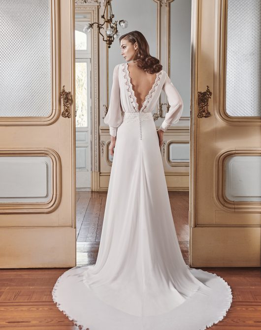 Vestido de novia 2021 - Levante - detras
